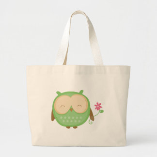 Bolso De Tela Gigante Búho sabio