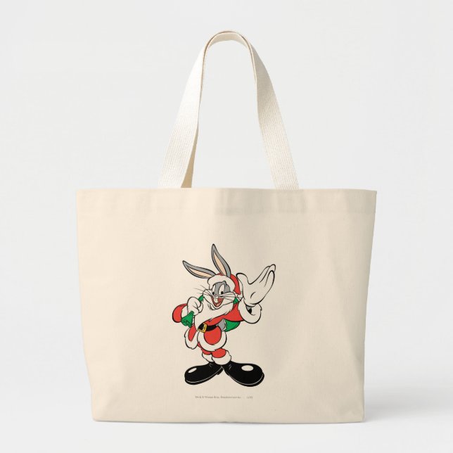 Bolso De Tela Gigante BUJOS BUNNY™ Santa Onda (Frente)