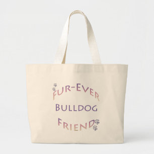 Bolso De Tela Gigante Bulldog Furever