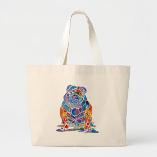 Bolso De Tela Gigante Bulldog inglés