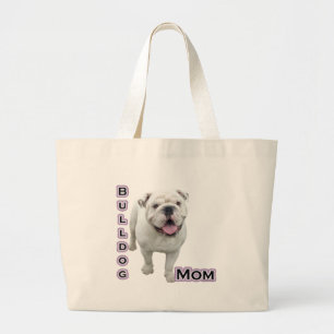 Bolso De Tela Gigante Bulldog Mamá 4