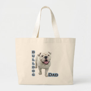 Bolso De Tela Gigante Bulldog Papá 4