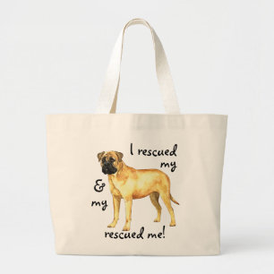 Bolso De Tela Gigante Bullmastiff de rescate