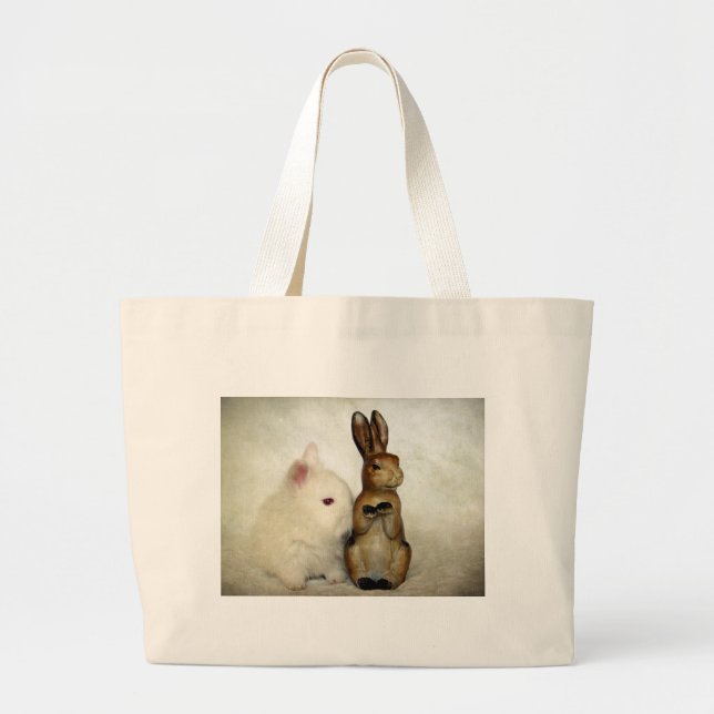 Bolso De Tela Gigante Bunnies (Frente)
