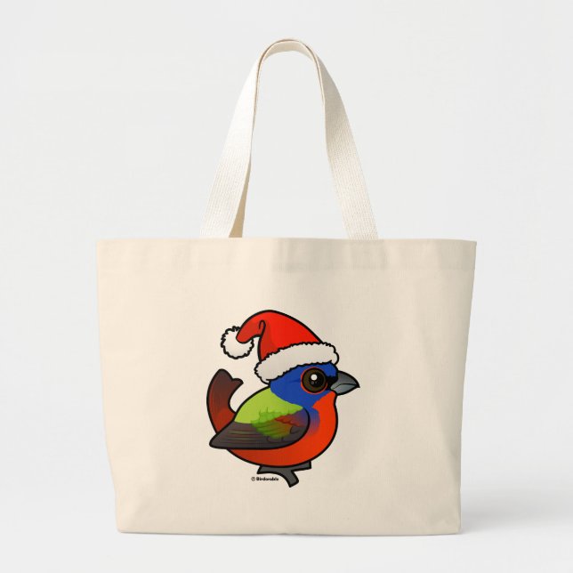 Bolso De Tela Gigante Bunting de Santa Pintada (Frente)