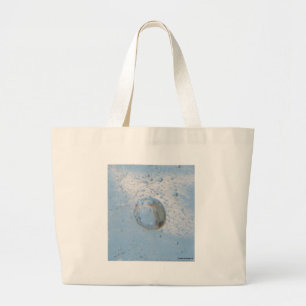 BOLSO DE TELA GIGANTE BURBUJA AZUL