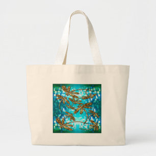 Bolso De Tela Gigante Burbujas de vuelo de Dragonfly