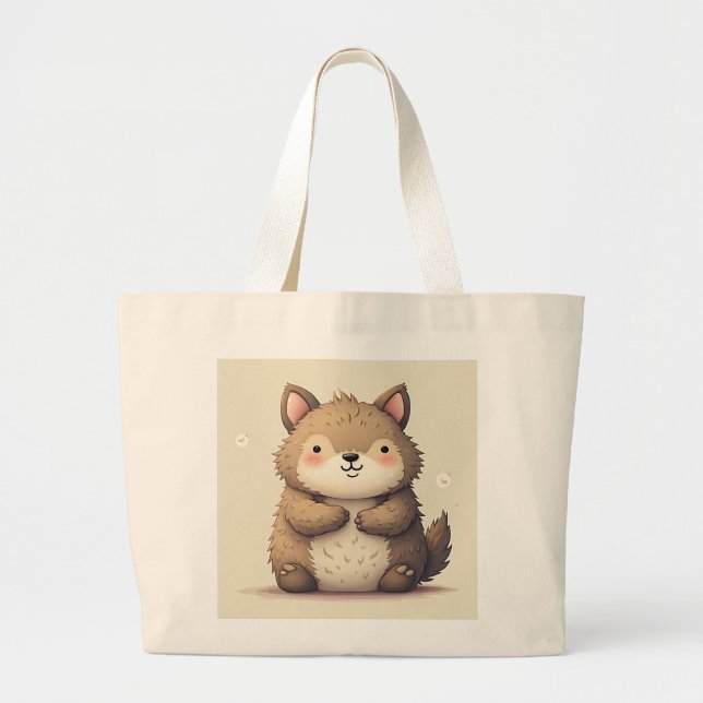 Bolso De Tela Gigante burla (Frente)