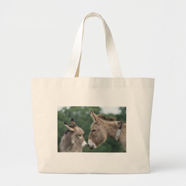 Bolso De Tela Gigante Burro pequeño (Frente)
