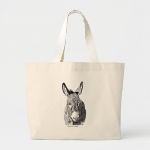 Bolso De Tela Gigante Burro salvaje
