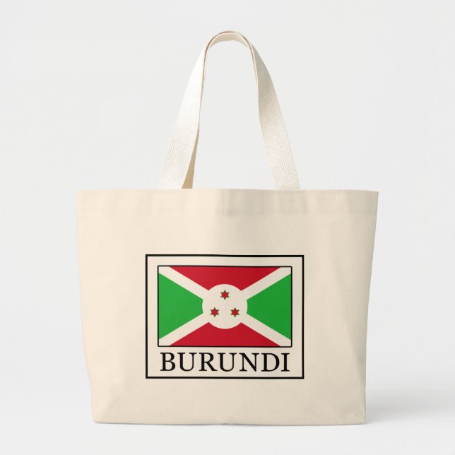 Bolso De Tela Gigante Burundi (Frente)