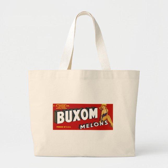 Bolso De Tela Gigante Buxom Mellons (Frente)