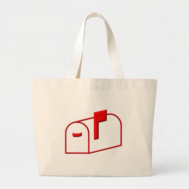 Bolso De Tela Gigante Buzón (Frente)