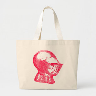 Bolso De Tela Gigante Caballero Rosa: Caballeros Medievales Caballeros C
