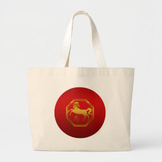 Bolso De Tela Gigante Caballo chino del zodiaco