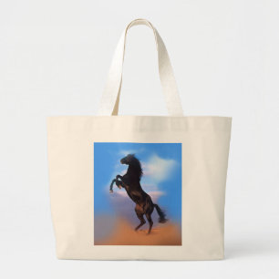 Bolso De Tela Gigante Caballo de cría