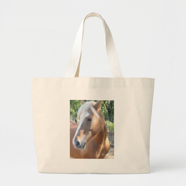 Bolso De Tela Gigante Caballo de Haflinger (Frente)