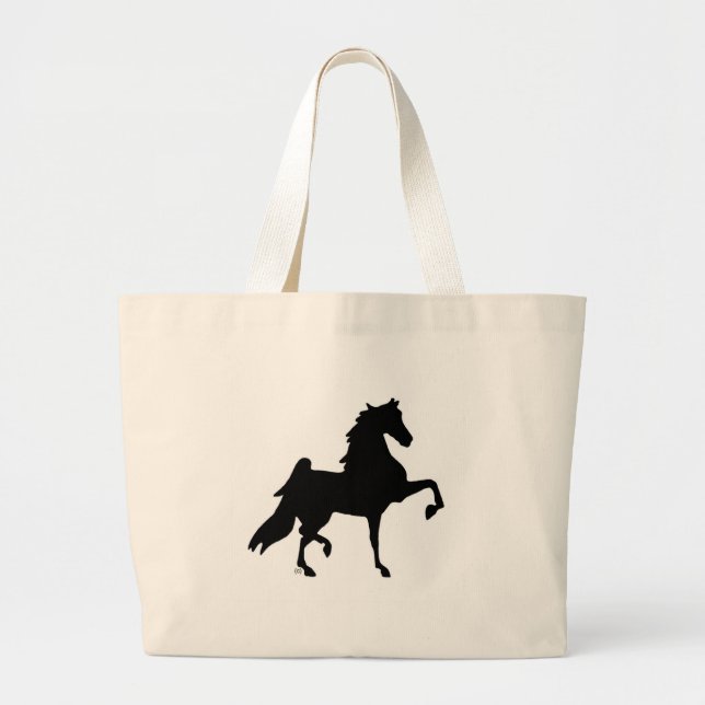 Bolso De Tela Gigante Caballo de Saddlebred del americano (Frente)
