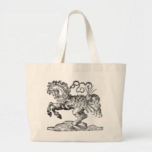 Bolso De Tela Gigante Caballo Renacentista No. 1 Totebag