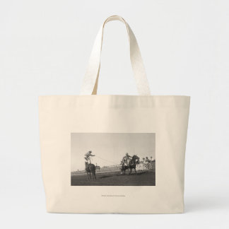Bolso De Tela Gigante Caballo Roping