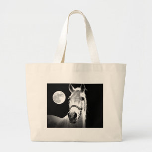 Bolso De Tela Gigante Caballo y luna