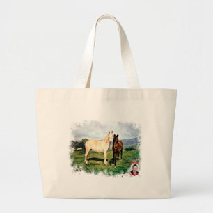 Bolso De Tela Gigante Caballos
