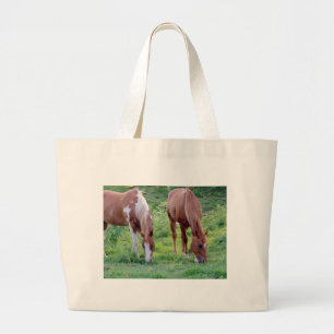 Bolso De Tela Gigante Caballos de afeitar