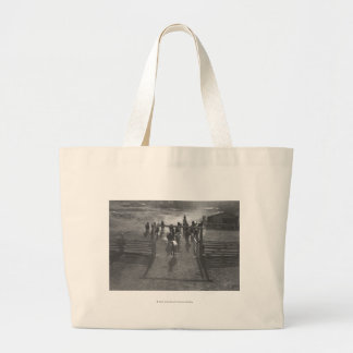 Bolso De Tela Gigante Caballos en el corral