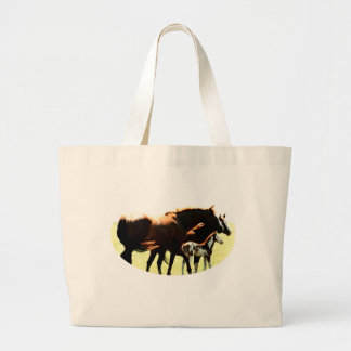 Bolso De Tela Gigante Caballos y Fotografía