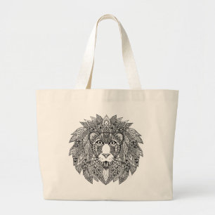 Bolso De Tela Gigante Cabeza inspirada 4 del león
