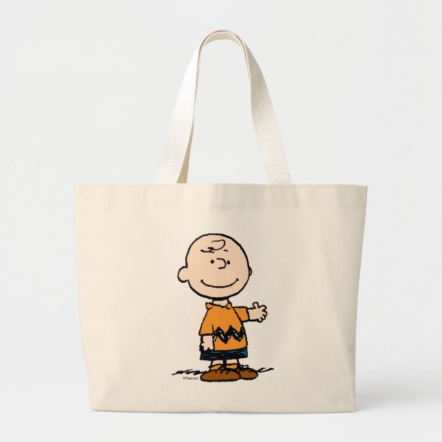 Bolso De Tela Gigante Cacahuetes | Charlie Brown (Frente)