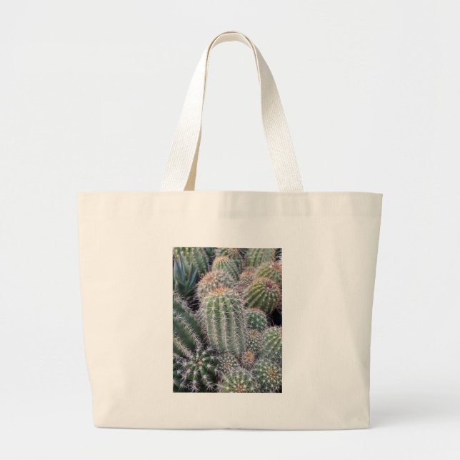 Bolso De Tela Gigante Cactus (Frente)