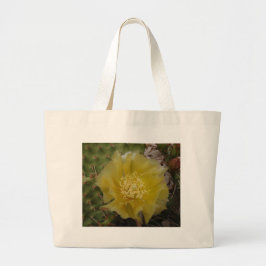 Bolso De Tela Gigante Cactus Amarillo en Flor
