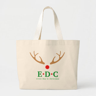 Bolso De Tela Gigante Cada Día es Navidad Gran Tote