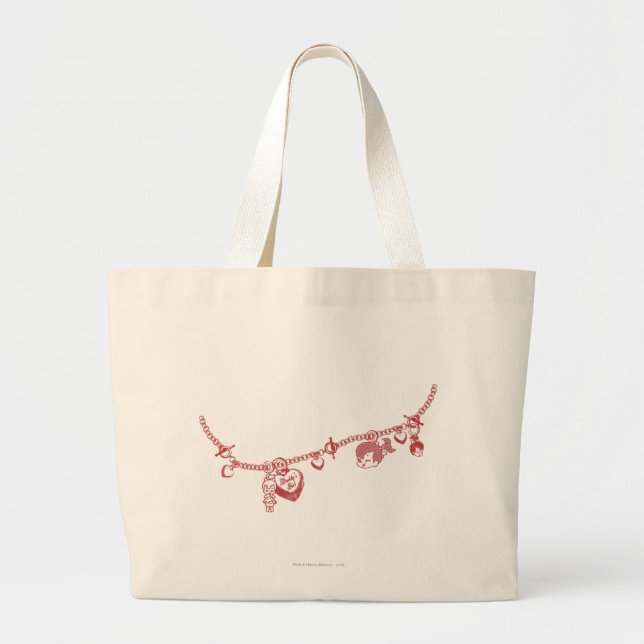 Bolso De Tela Gigante Cadena de amistad PEBBLES™ (Frente)
