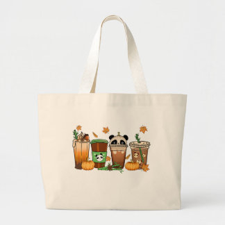 Bolso De Tela Gigante Cae Panda Café Tote Bag