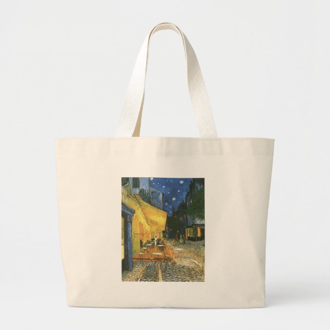 Bolso De Tela Gigante Cafe Terrace - Vincent van Gogh (Frente)