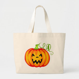 Bolso De Tela Gigante Calabaza