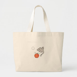 Bolso De Tela Gigante Calabaza naranja con dragón