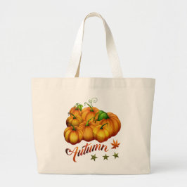 Bolso De Tela Gigante Calabazas de otoño    