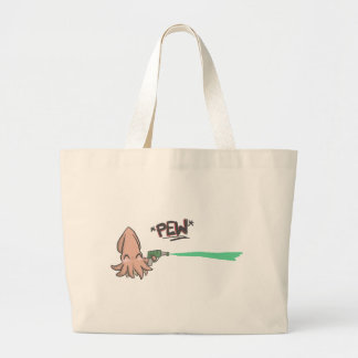 Bolso De Tela Gigante Calamar lindo divertido de Lazer del dibujo