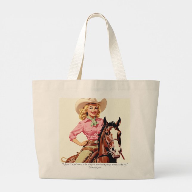 Bolso De Tela Gigante Calamity Jane: Trail Blazers (Reverso)