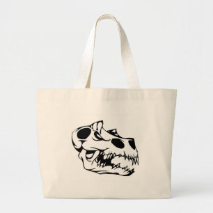 Bolso De Tela Gigante Calavera animal
