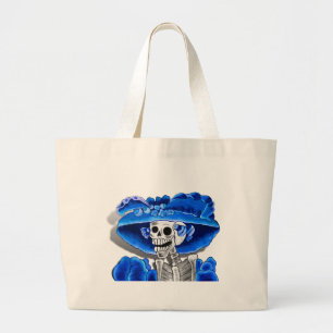 Bolso De Tela Gigante Calavera De Los Muertos Calavera Cráneo de azúcar 