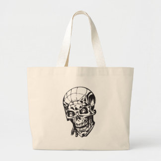 Bolso De Tela Gigante Calavera humana 159