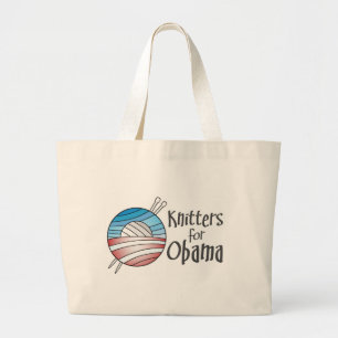 Bolso De Tela Gigante Calceteros para Obama, tote