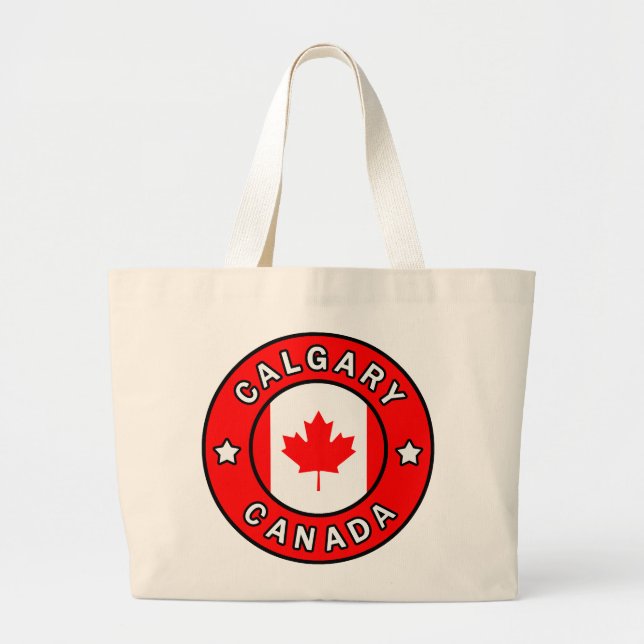 Bolso De Tela Gigante Calgary Canadá (Frente)