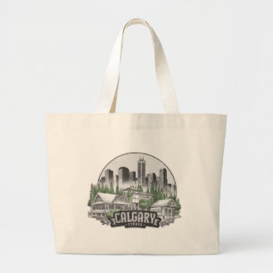 Bolso De Tela Gigante Calgary City Canada USA