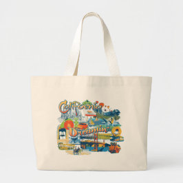 Bolso De Tela Gigante California