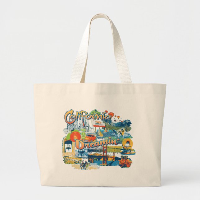 Bolso De Tela Gigante California (Frente)